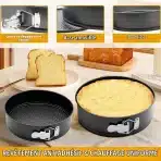 3x YXHZVON Okrogli Pekači za Torte 18/20/22 cm - slika 3