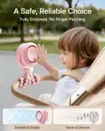 SWEETFULL Prenosni Ventilator za Otroški Voziček - slika 2