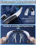 Lepwings Prenosni Ventilator za Okoli Vratu 6000 mAh - slika 5