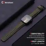Wristitani Usnjen Pašček za Apple Watch 38–49 mm - slika 5
