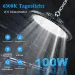 ANNIFUNLY UFO LED Industrijska Svetilka 100 W 10000 lm - slika 2