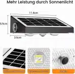 6x OUTON Solarna LED Stenska Svetilka - slika 5
