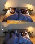 DetarZinLED Brezžična LED Stenska Svetilka 22 cm - slika 3