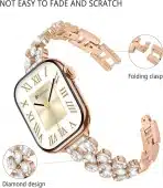 Sixmoat Kovinski Pašček za Apple Watch 38, 40, 41 in 42 mm - slika 4