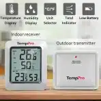 TempPro Digitalni Termometer in Higrometer z 2 Senzorjema - slika 2