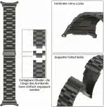 Anlinser Kovinski Pašček za Galaxy Watch Ultra 2/1 47 mm - slika 3