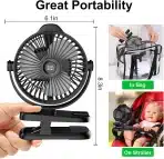 Minthouz Ventilator s Sponko 8000 mAh 5 Hitrosti - slika 6