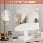 FUNTOUCH LED Kozmetično Ogledalo z 10x Povečavo - slika 4
