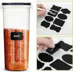 4x Utopia Kitchen posode za shranjevanje živil 4 l - slika 3