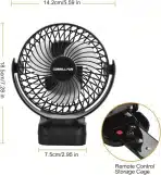 GOBRILLFUN Prenosni Ventilator s Sponko 12000 mAh - slika 6