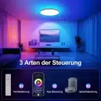 ToyGlee Pametna RGBIC LED Stropna Svetilka 36 W - slika 4