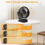 GOBRILLFUN Prenosni Ventilator s Sponko 12000 mAh - slika 3
