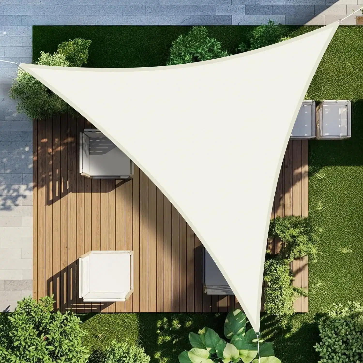 814ETQG BEL._AC_SL1500 LOVE STORY Trikotno Senčno Jadro 3 × 3 × 3 m - slika 1