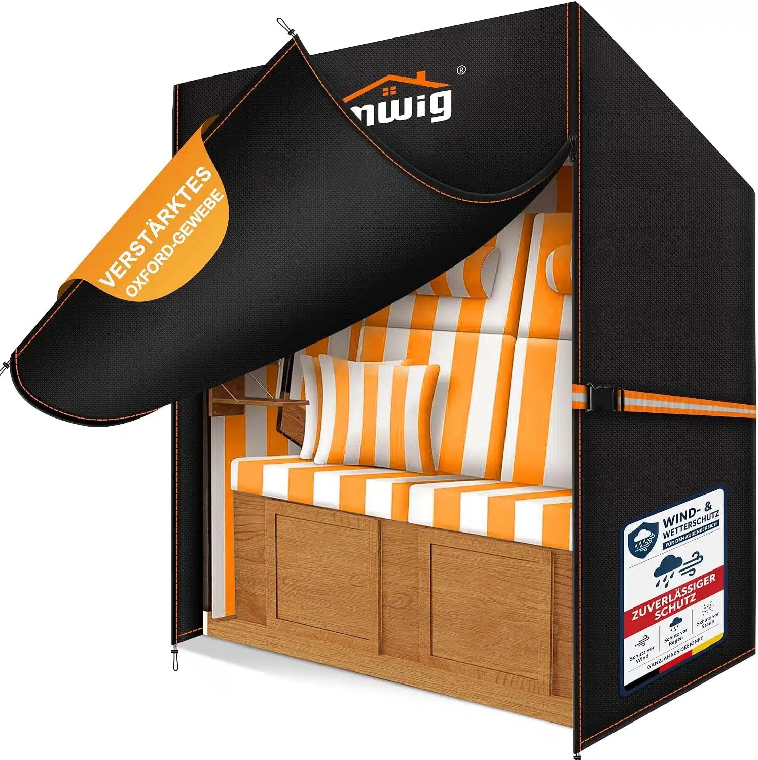 815v1K5EnbL._AC_SL1500 Rimwig Zaščitna Prevleka za Vrtni Stol 120 × 90 × 155/140 cm - slika 1
