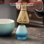 TEANAGOO Keramična Matcha Skleda s Stojalom za Metlico 510 ml - slika 5