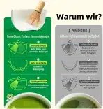 TEANAGOO Keramična Matcha Skleda s Stojalom za Metlico 510 ml - slika 3