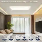 2x BestLuz LED stropni svetilki 58 × 20 cm 24 W - slika 2