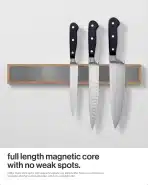 LARHN Magnetno Držalo za Nože 40 cm Hrast - slika 2