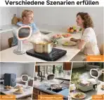 AMZCHEF Prenosna Kuhinjska Napa 4 Hitrosti - slika 4