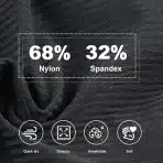 X-TIGER Moške Kolesarske Hlače s 5D Gel Podlogo M - slika 6