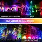 2x Willpower RGB LED reflektorja 100 W z daljinskim upravljalnikom - slika 4