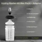 InoKraft Sistem Posod za Barvo 800 ml z Adapterjem - slika 2