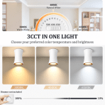 4x YindaLux LED Stropni Reflektor 5 W 550 lm IP44 - slika 2