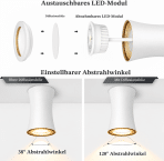 4x YindaLux LED Stropni Reflektor 5 W 550 lm IP44 - slika 3