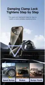 Awei X72 Avtomobilsko Držalo za Telefon s Priseskom - slika 2