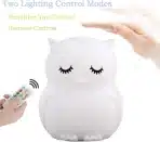 Nočna LED lučka Sova z daljinskim upravljalnikom - slika 3