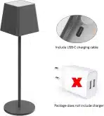 K-Bright brezžična LED namizna svetilka z zatemnitvijo - slika 5