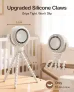 SWEETFULL Prenosni Ventilator za Otroški Voziček s 5 Hitrostmi - slika 6