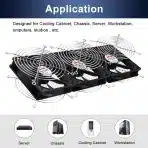 3x Wathai ventilator za hlajenje 120 mm z regulatorjem hitrosti - slika 4