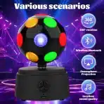 Vrtljiva Disco Krogla z Večbarvno LED Osvetlitvijo – 11 cm - slika 5