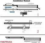 FKKPRVAX Izvlečni Nosilec za Obešanje Oblačil 300 mm - slika 5