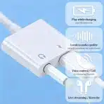 Aiivioll USB-C Adapter za Slušalke 3,5 mm in 60 W Polnjenje - slika 3