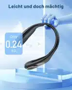 SWEETFULL prenosni vratni ventilator 4000 mAh s 3 hitrostmi - slika 5