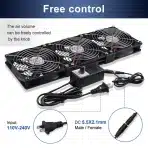 3x Wathai ventilator za hlajenje 120 mm z regulatorjem hitrosti - slika 3