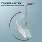 DYBOHF Usmerjevalnik Zraka za Klimatsko Napravo 90 cm - slika 4