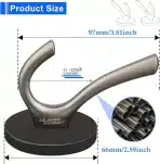 4x ULIBERMAGNET Dvojni Magnetni Kavlji Ø 66 mm - slika 3