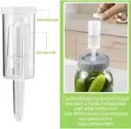 2x steklen kozarec za fermentacijo 2 L z ventilom in dodatki - slika 4