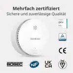 5x WISUALARM Detektor Dima z Magnetnim Nosilcem - slika 2