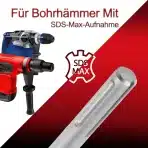 Hsawbit SDS-Max Podaljšek za Vrtalne Krone 410 mm M22 - slika 2