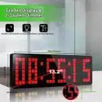 Manoive digitalna LED ura in športni časovnik 32 cm - slika 3