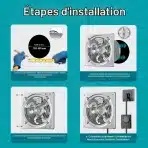 HG Power Odvodni Ventilator 150 mm z Regulatorjem – 525 m³/h - slika 3