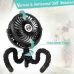 Winique prenosni USB ventilator z gibljivim stojalom in 3 hitrostmi - slika 3