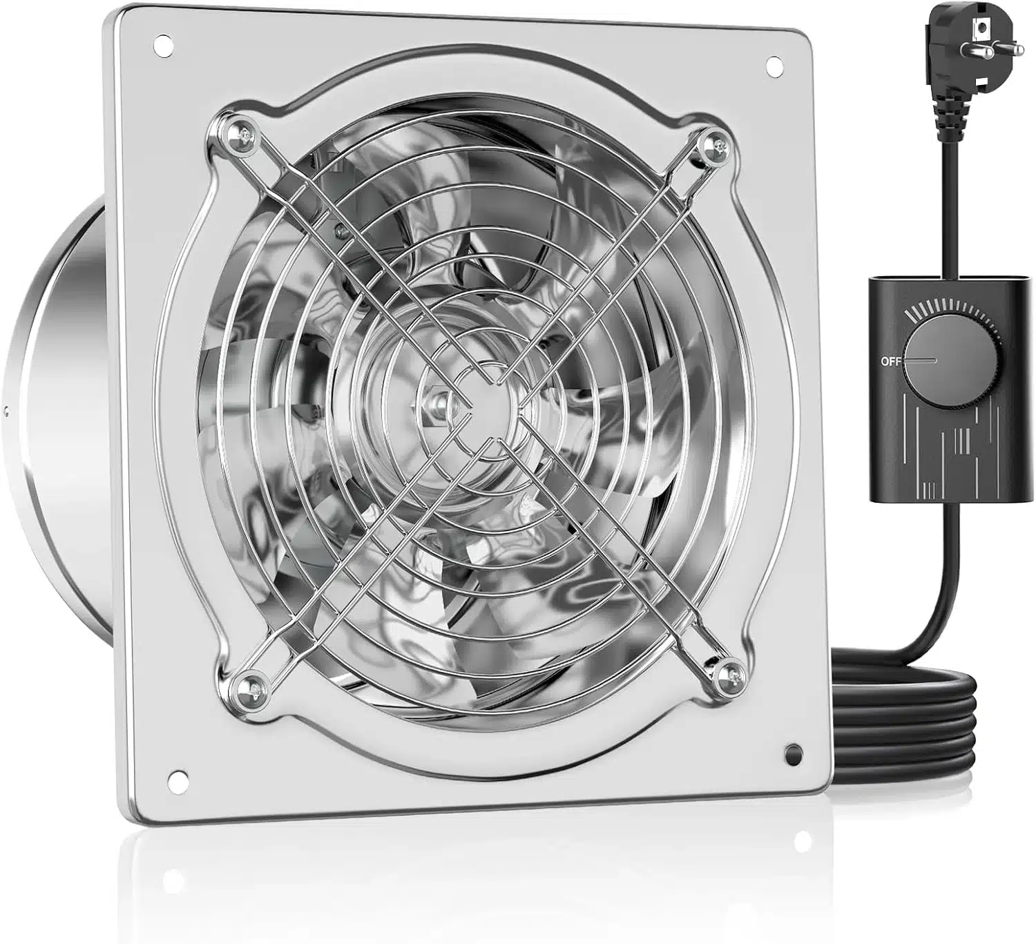 71HDdr8QyYL._AC_SL1500 (1) HG Power Odvodni Ventilator 150 mm z Regulatorjem – 525 m³/h - slika 1