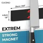 Cucino magnetno držalo za nože iz nerjavnega jekla 25,4 cm - slika 4