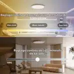 Aphyni LED Stropna Svetilka 24 W z Daljinskim Upravljalnikom - slika 3