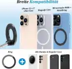 PlusAcc MagSafe Magnetni Nosilec za Telefon za Avto – Kovinski - slika 5